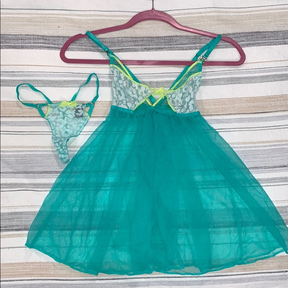 Victoria Secret Tulle Baby doll lingerie